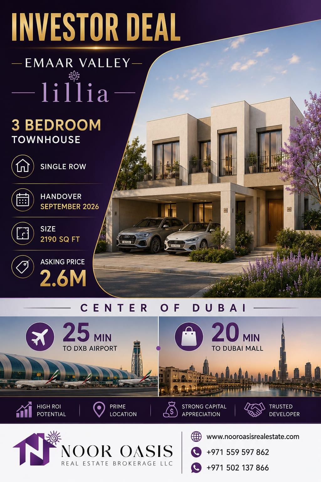 EMAAR Valley - Lillia