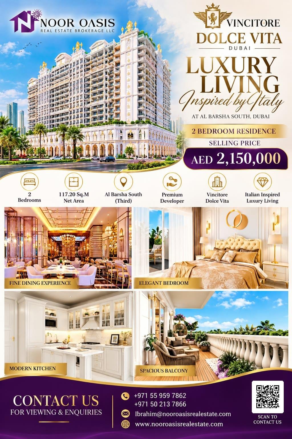 Vincitore Dolce Vita – 2 Bedroom Residence